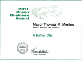 2011 Green Business Award